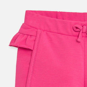 Mayoral Baby Girl Ruffled Shorts - Fuchsia