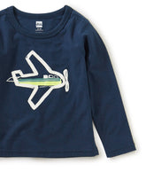 Tea Collection Take Flight Glow Graphic Tee - Whale Blue