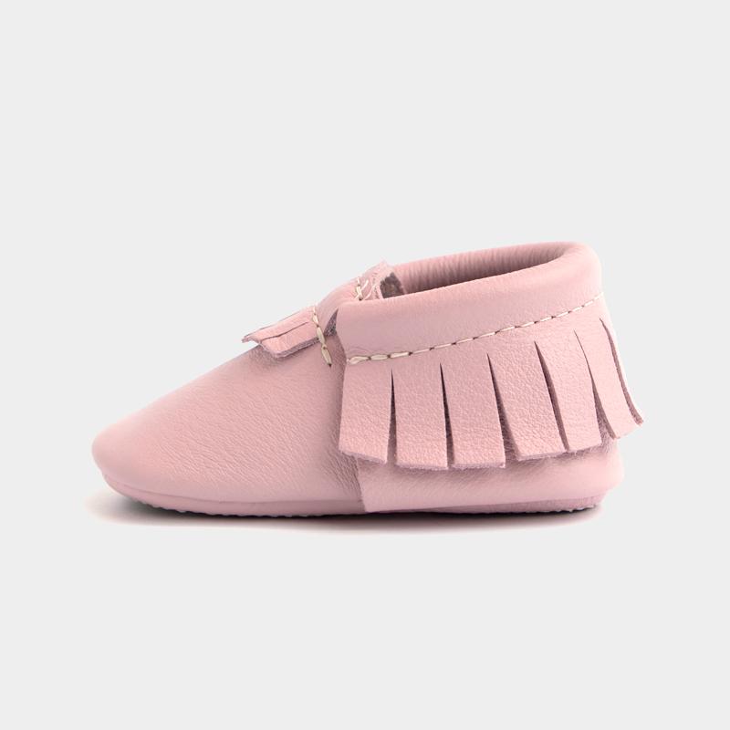 Freshly Picked Mini Sole Blush Moccasins