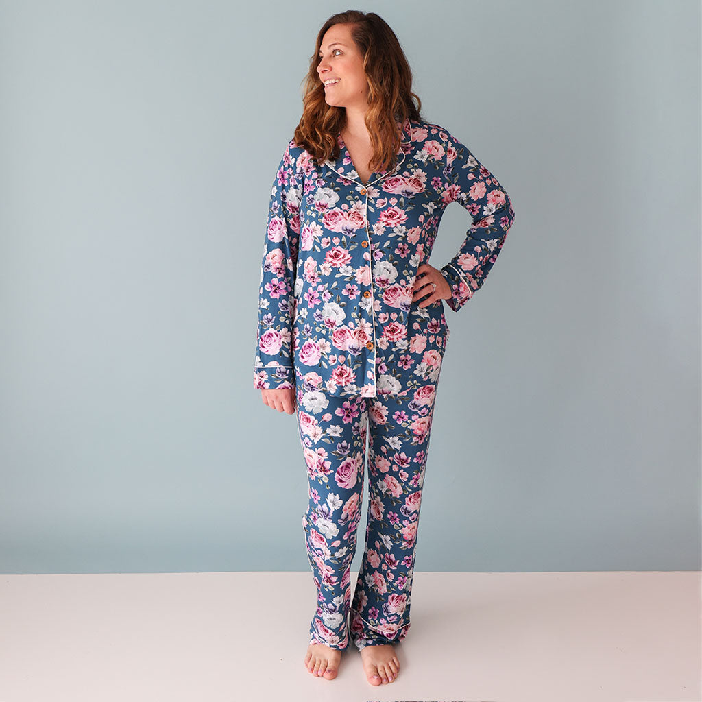 Posh Peanut Women Long Sleeve & Relaxed Long Pajama Pants - Pari – Bloom  Kids Collection