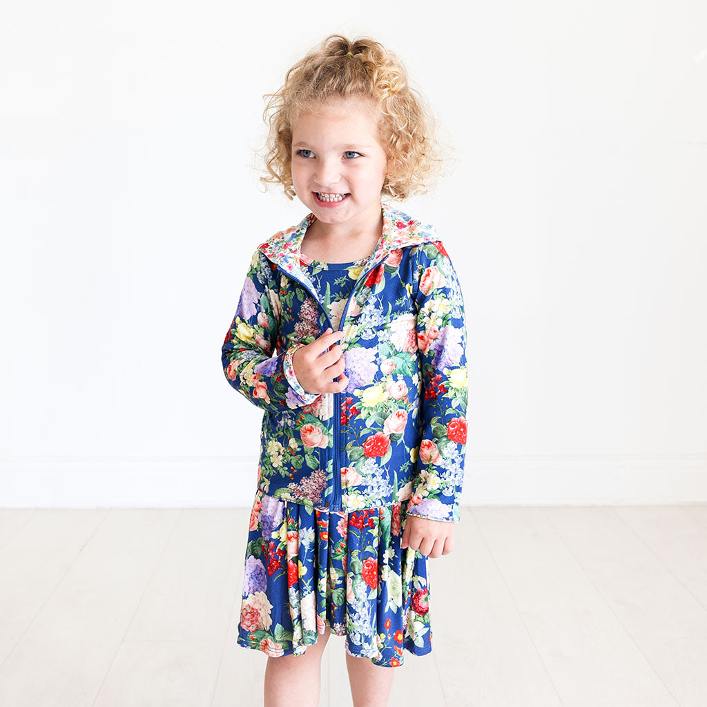 Navy floral posh peanut hotsell