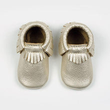 Freshly Picked Platinum Moccasins - Bloom Kids Collection - Freshly Picked