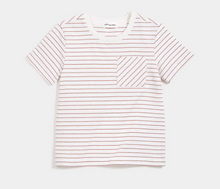 Miles the Label Sandstone Dobby Striped T-Shirt