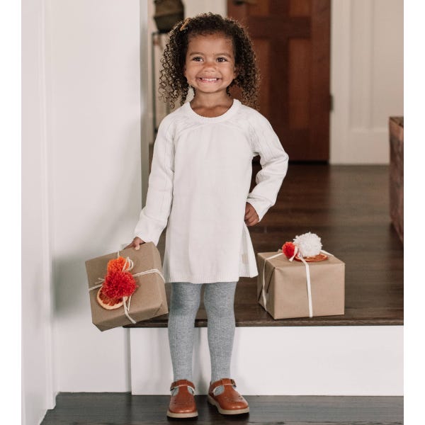 Burt's Bees Sweater Knit Organic Baby Dress Bloom Kids Collection Burt's Bees Sweater Knit Organic Baby Dress Bloom Kids Collection
