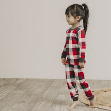 Petit Lem Plaid Pajama Set - Red - Bloom Kids Collection - Petit Lem