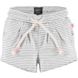 Babyface Baby Girl Striped Shorts  - White Foam - Bloom Kids Collection - Babyface