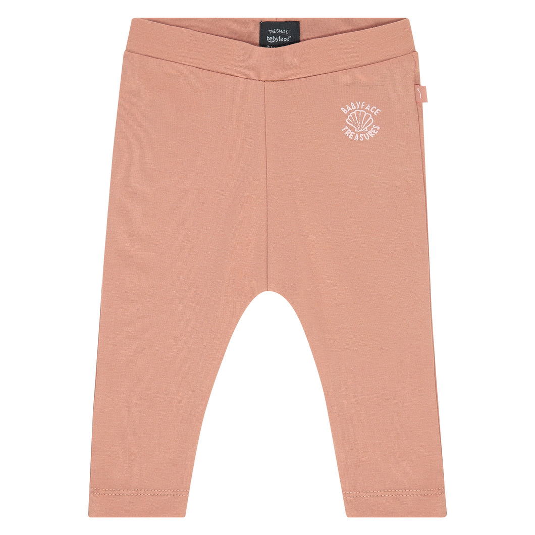 Babyface Baby Girl Legging - Rosewood