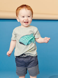 Tea Collection Baby Beach Shorts - Indigo