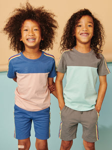 Tea Collection Colorblock Top - Cobalt
