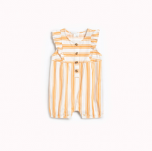 Petit Lem "Sunset Stripes" Lightweight Twill Romper