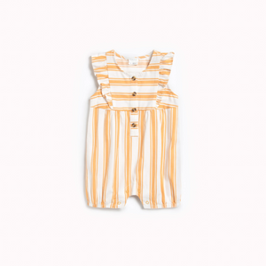 Petit Lem "Sunset Stripes" Lightweight Twill Romper