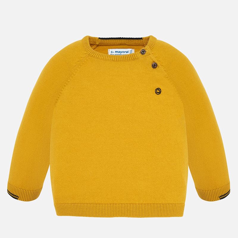 Mayoral Basic Cotton Sweater - Corn - Bloom Kids Collection - Mayoral