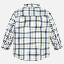 Mayoral Long Sleeve Checked Shirt - Corn - Bloom Kids Collection - Mayoral