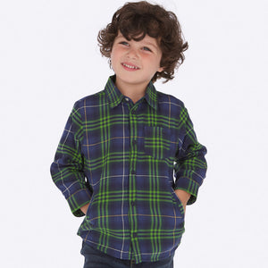 Mayoral Checked Overshirt - Bloom Kids Collection - Mayoral