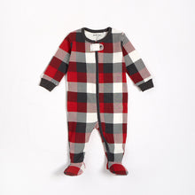 Petit Lem Plaid Sleeper - Red - Bloom Kids Collection - Petit Lem