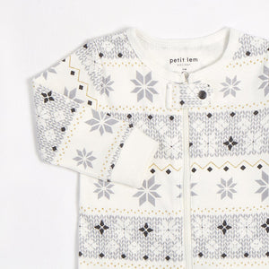 Petit Lem Fair Isle Sleeper - Bloom Kids Collection - Petit Lem