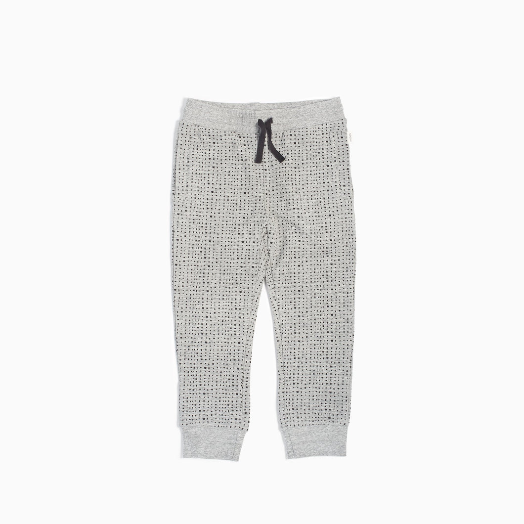 Miles Baby Basic Boys Heather Grey Splashed Jogger