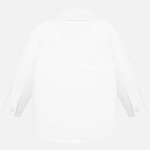 Mayoral Baby Boy Linen Shirt - White - Bloom Kids Collection - Mayoral