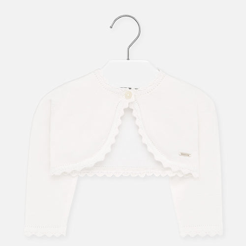 Mayoral Basic Knitted Cardigan - Off White