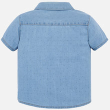 Mayoral Baby Boy Short Sleeve Denim Shirt - Bloom Kids Collection - Mayoral