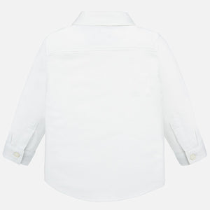 Mayoral Long Sleeve Dress Shirt - White - Bloom Kids Collection - Mayoral