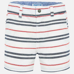 Mayoral Baby Boy Striped Bermuda Shorts - Hibiscus - Bloom Kids Collection - Mayoral