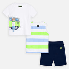 Mayoral Boy Short Tee and Tank Set - Neon Acid - Bloom Kids Collection - Mayoral