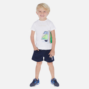 Mayoral Boy Short Tee and Tank Set - Neon Acid - Bloom Kids Collection - Mayoral