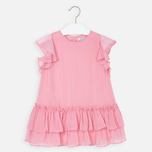 Mayoral Ruffled Dress - Hollyhock Pink - Bloom Kids Collection - Mayoral