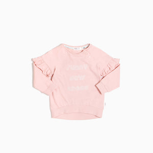 Miles Baby Sunny Days Ahead Crewneck - Light Pink - Bloom Kids Collection - Miles Baby
