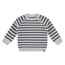 Babyface Boys Striped Pullover - Navy