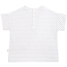 Miles Baby Textured Candy Sky Stripe Tunic - Off White