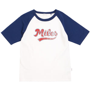 Miles Baby Miles Sandlot Raglan Baseball Tee