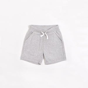 Petit Lem Heather Grey Boys Modal Rib Shorts