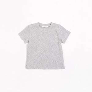 Petit Lem Heather Grey Boys Modal Rib T-shirt