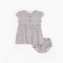 Petit Lem Striped Double Gauze Dress Set