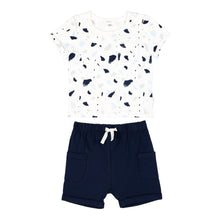 Petit Lem Tee & Short Set - Stones