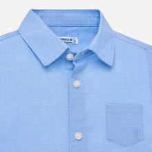 Mayoral Linen Shirt - Sky Blue - Bloom Kids Collection - Mayoral