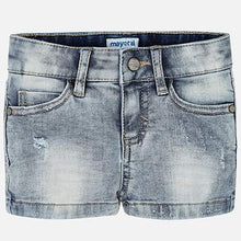 Mayoral Basic Denim Shorts - Bleached - Bloom Kids Collection - Mayoral