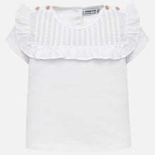 Mayoral Baby Girl Pleated Ruffle Top - Bloom Kids Collection - Mayoral