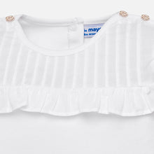 Mayoral Baby Girl Pleated Ruffle Top - Bloom Kids Collection - Mayoral