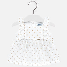 Mayoral Champagne Polka Dot Top - Bloom Kids Collection - Mayoral