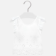 Mayoral Eyelet Cross Back Top - Bloom Kids Collection - Mayoral