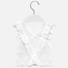 Mayoral Eyelet Cross Back Top - Bloom Kids Collection - Mayoral
