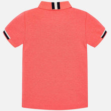 Mayoral Boys Polo - Fluorescent Salmon - Bloom Kids Collection - Mayoral