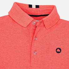 Mayoral Boys Polo - Fluorescent Salmon - Bloom Kids Collection - Mayoral