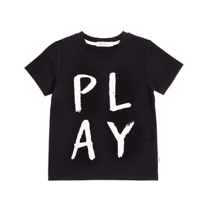 elke dag gebruik bestellen Miles Baby Basic Play T-Shirt - Black – Bloom Kids Collection