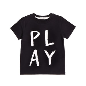 Miles Baby Basic Play T-Shirt - Black