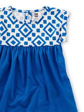 Tea Collection Empire Baby Dress - Greek Tile