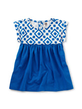 Tea Collection Empire Baby Dress - Greek Tile